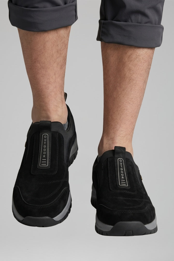 Étienne | Chaussure de Marche Homme Sans Lacets Semelle Crantée