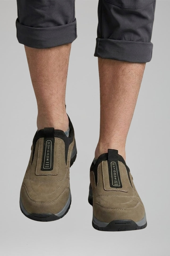 Étienne | Chaussure de Marche Homme Sans Lacets Semelle Crantée