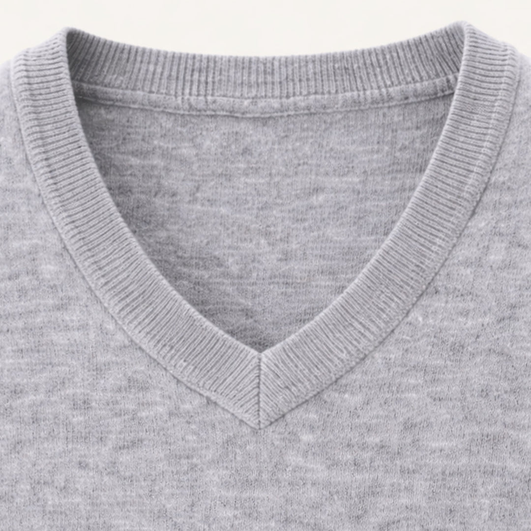 Étienne | Gilet Sans Manche Homme Col V en Maille