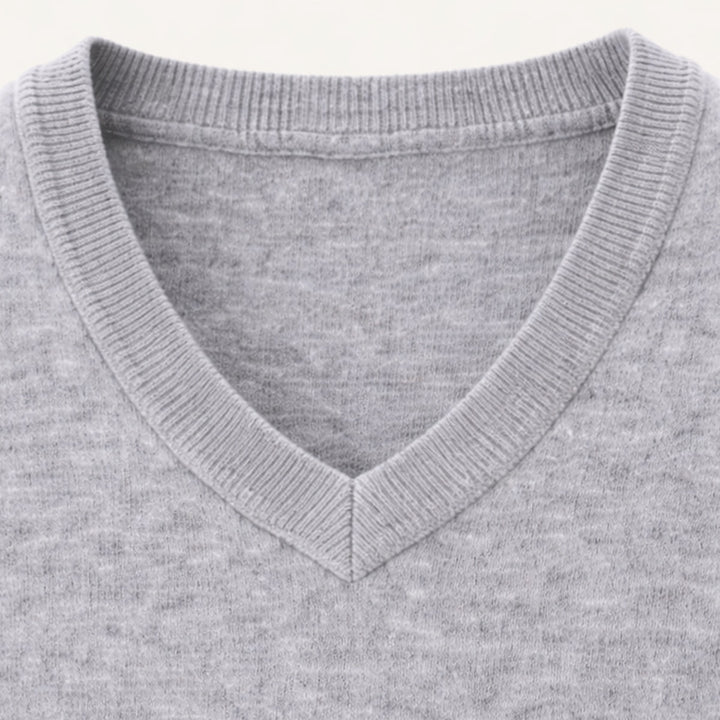 Étienne | Gilet Sans Manche Homme Col V en Maille