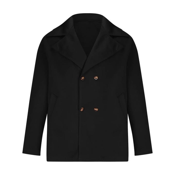 Étienne | Manteau en Laine Double Boutonnage Homme Caban Col Revers
