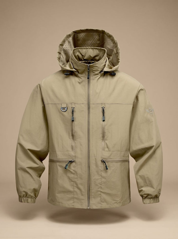 Étienne | Veste Gore-Tex Imperméable Homme à Capuche Multi-Poches
