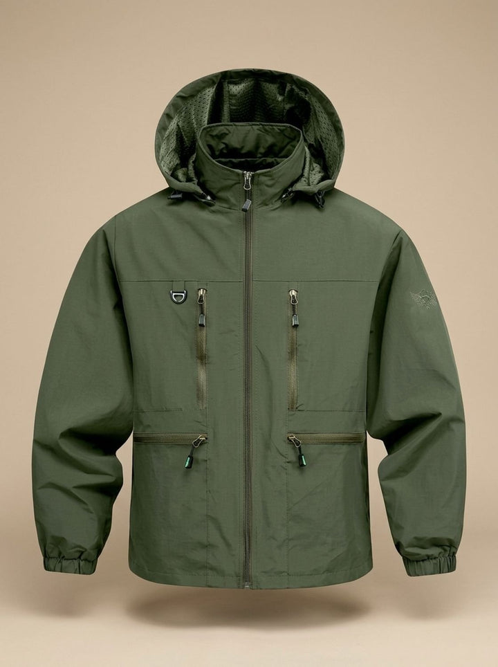 Étienne | Veste Gore-Tex Imperméable Homme à Capuche Multi-Poches