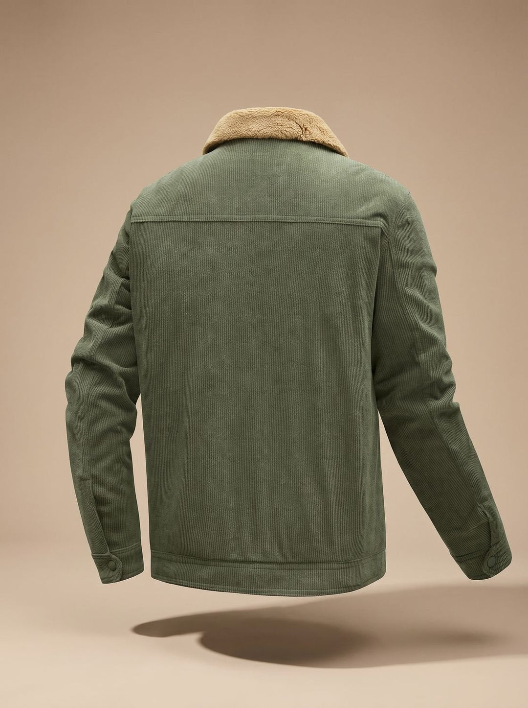 Étienne | Veste Velours Côtelé Homme Teddy Doublure Chaude
