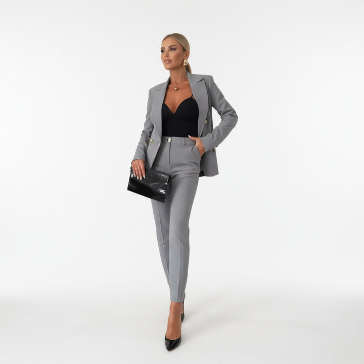 Florence | Ensemble Tailleur Veste Pantalon Femme Slim Fit Chic
