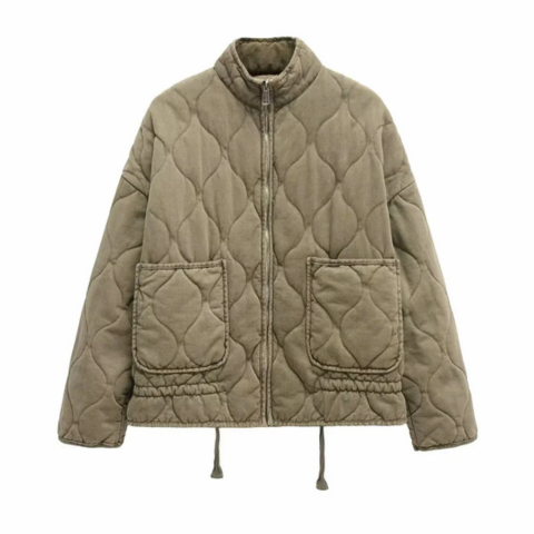 Florence | Veste Matelassée Femme Automne Col Montant