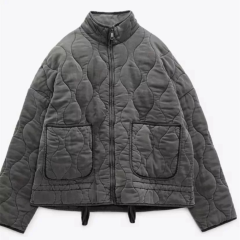 Florence | Veste Matelassée Femme Automne Col Montant
