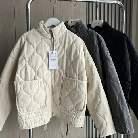 Florence | Veste Matelassée Femme Automne Col Montant