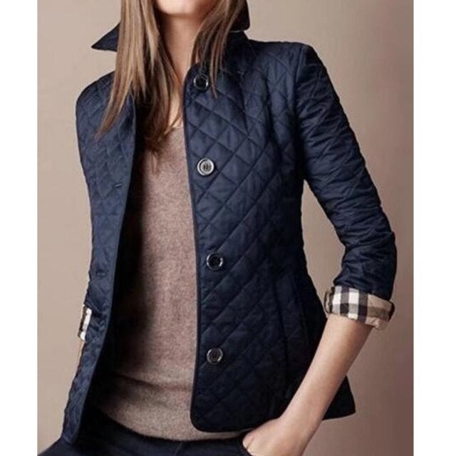 Gabrielle | Veste Matelassée Femme Automne Boutons
