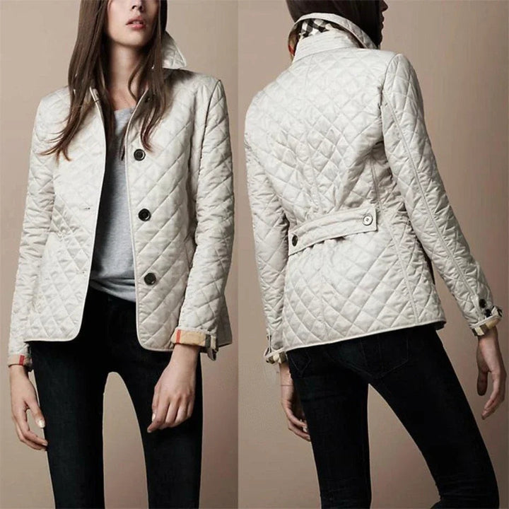 Gabrielle | Veste Matelassée Femme Automne Boutons