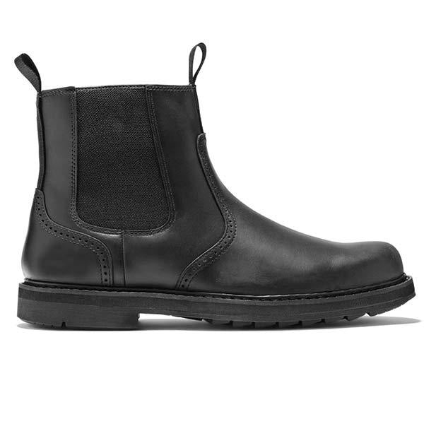 Hugo | Bottines Chelsea Homme Cuir Retourné Semelle Crantée