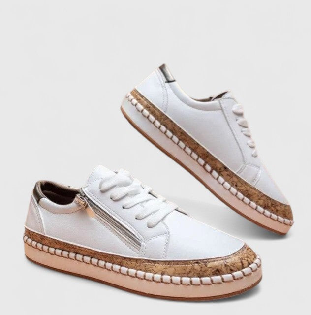 Inès | Basket Tendance Femme Plateforme Imprimé Floral
