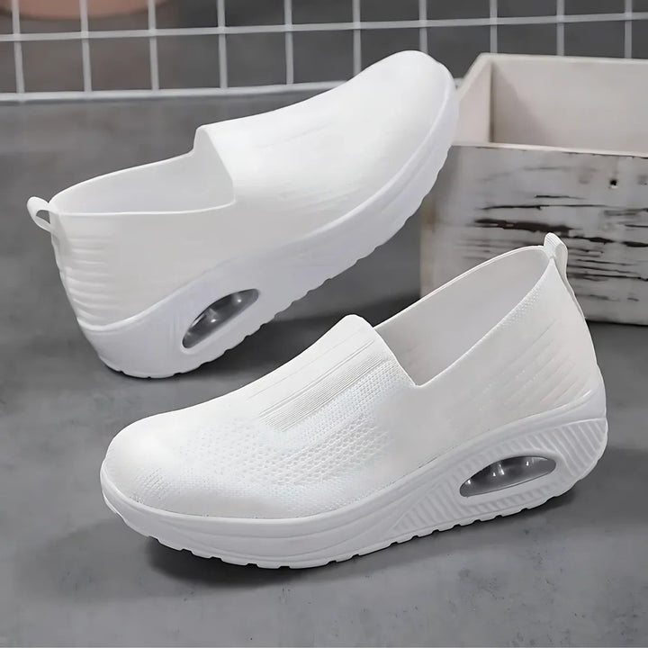 Jade | Mocassin Plateforme Femme Slip-On Semelle Amortissante