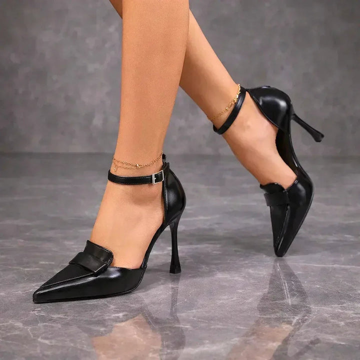 Joséphine | Escarpins Talon Aiguille Femme Bout Pointu Bride Cheville