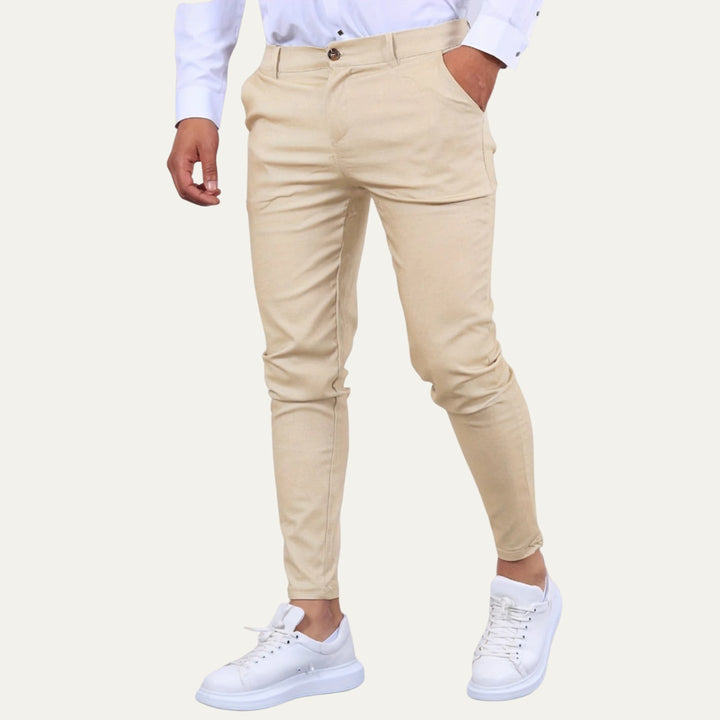 Jules | Pantalon Chino Slim Homme Coupe Ajustée
