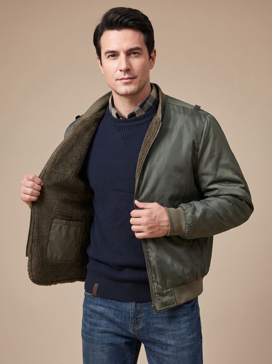 Julien | Parka Homme Hiver à Capuche Amovible Poches Multiples