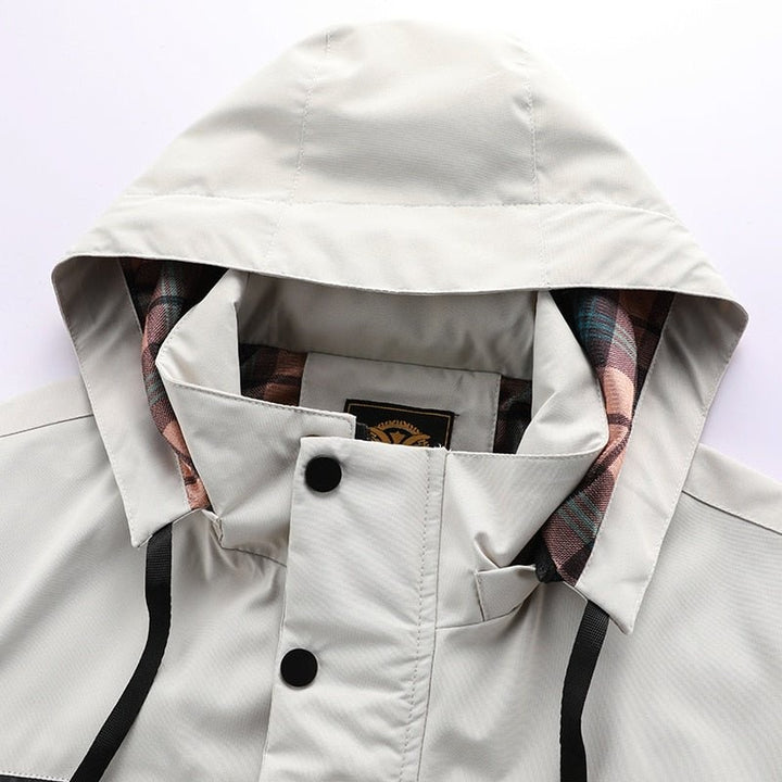 Julien | Veste Imperméable Homme Parka Multipoches Capuche