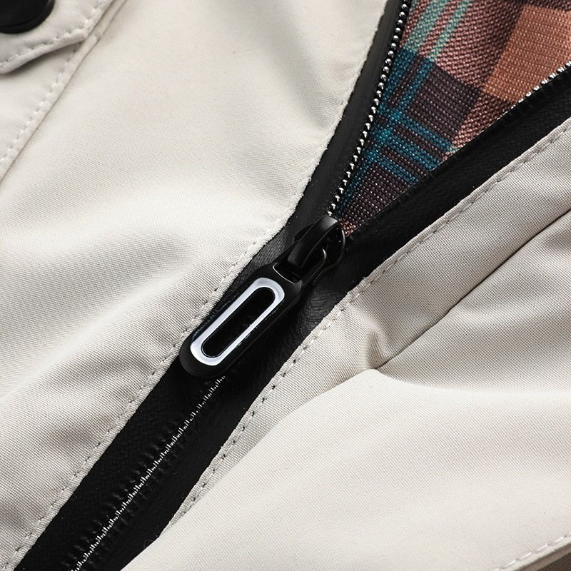 Julien | Veste Imperméable Homme Parka Multipoches Capuche