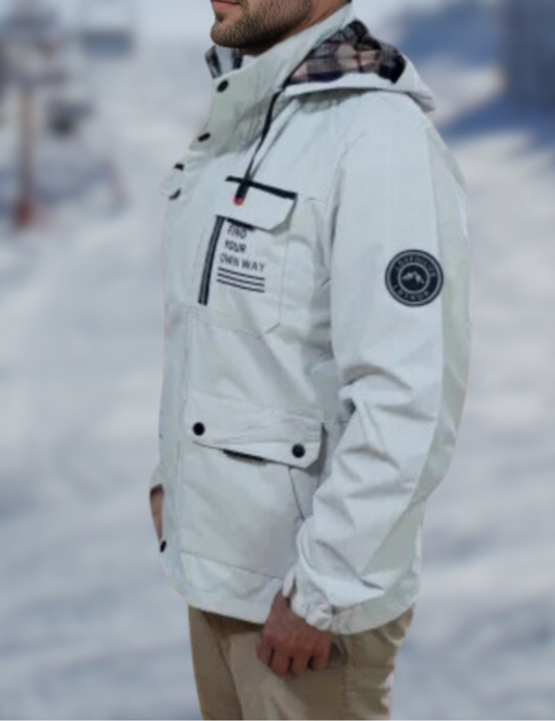 Julien | Veste Imperméable Homme Parka Multipoches Capuche