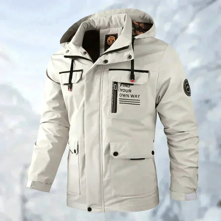 Julien | Veste Imperméable Homme Parka Multipoches Capuche