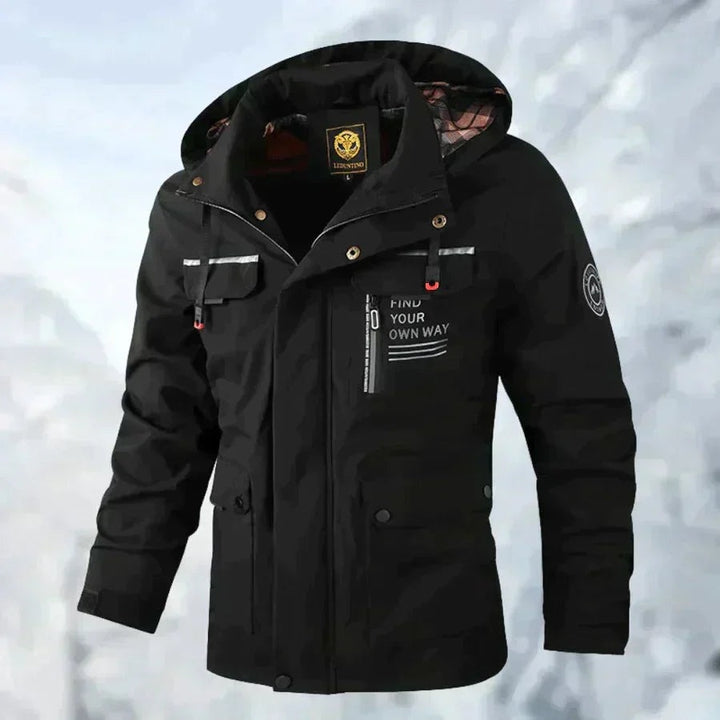 Julien | Veste Imperméable Homme Parka Multipoches Capuche