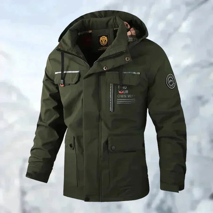 Julien | Veste Imperméable Homme Parka Multipoches Capuche