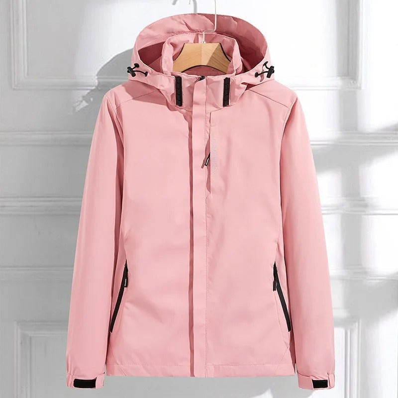 Léa | Veste de Pluie Imperméable Femme à Capuche