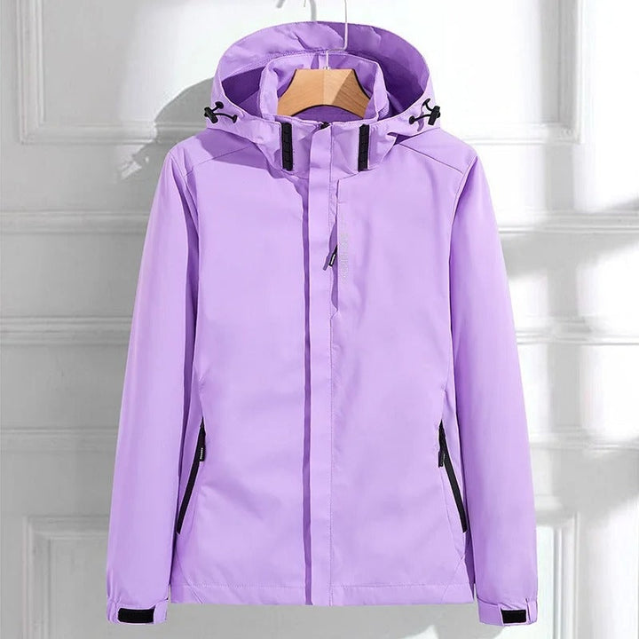 Léa | Veste de Pluie Imperméable Femme à Capuche