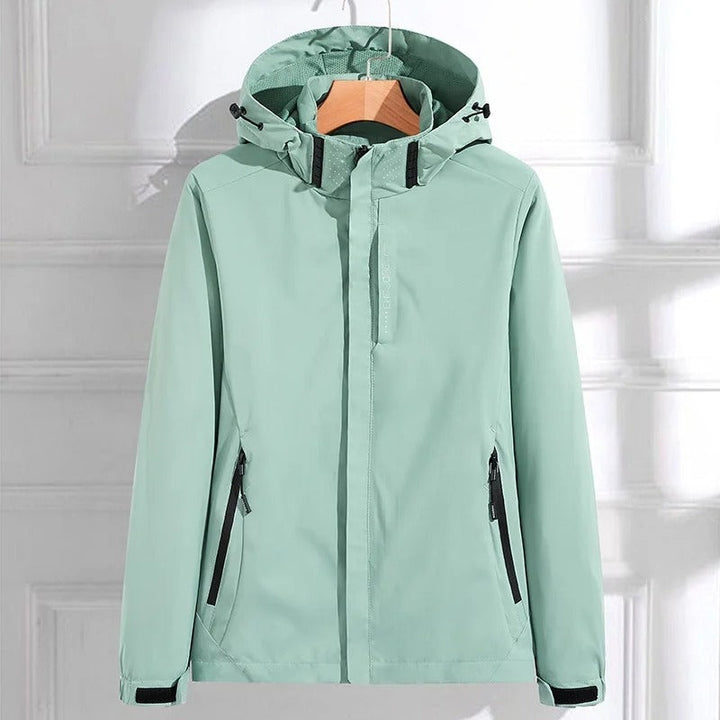 Léa | Veste de Pluie Imperméable Femme à Capuche