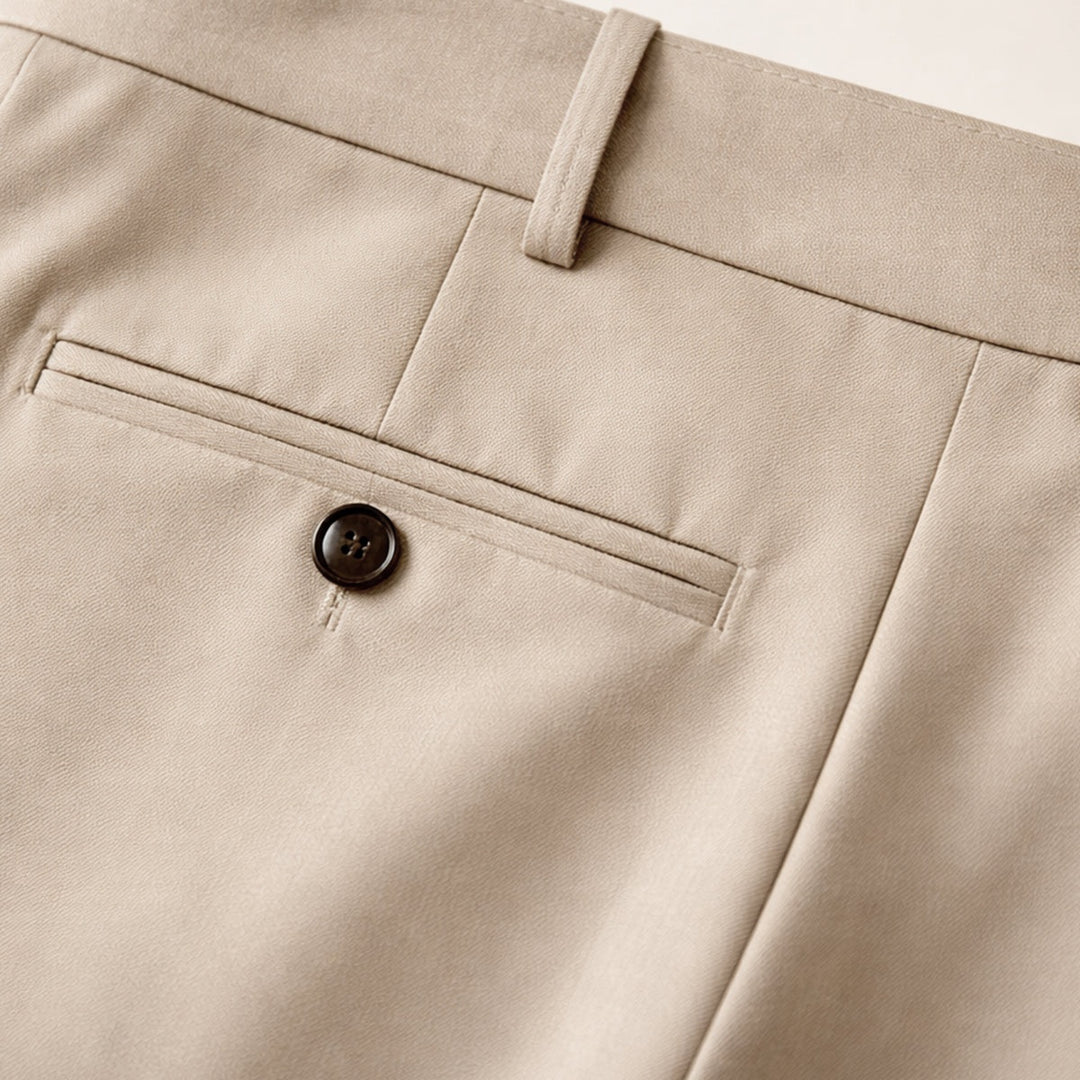 Léo | Costume 3 Pièces Homme Slim Fit Mariage Gilet Croisé