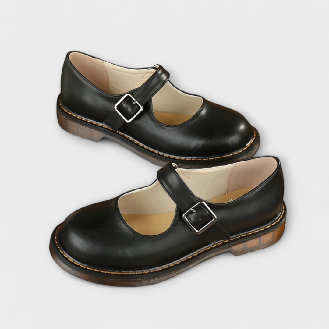 Lina | Chaussures Mary Jane Femme Boucle Bride Semelle Crantée