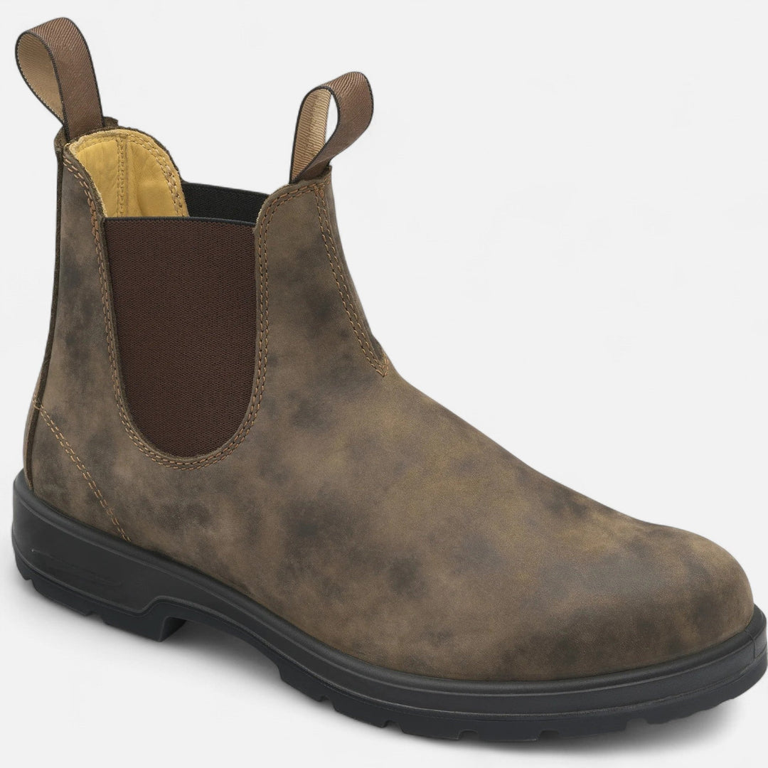 Louis | Chelsea Boots Homme Cuir à Enfiler Semelle Crantée