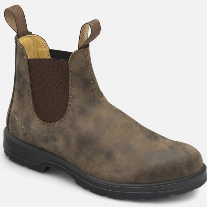 Louis | Chelsea Boots Homme Cuir à Enfiler Semelle Crantée