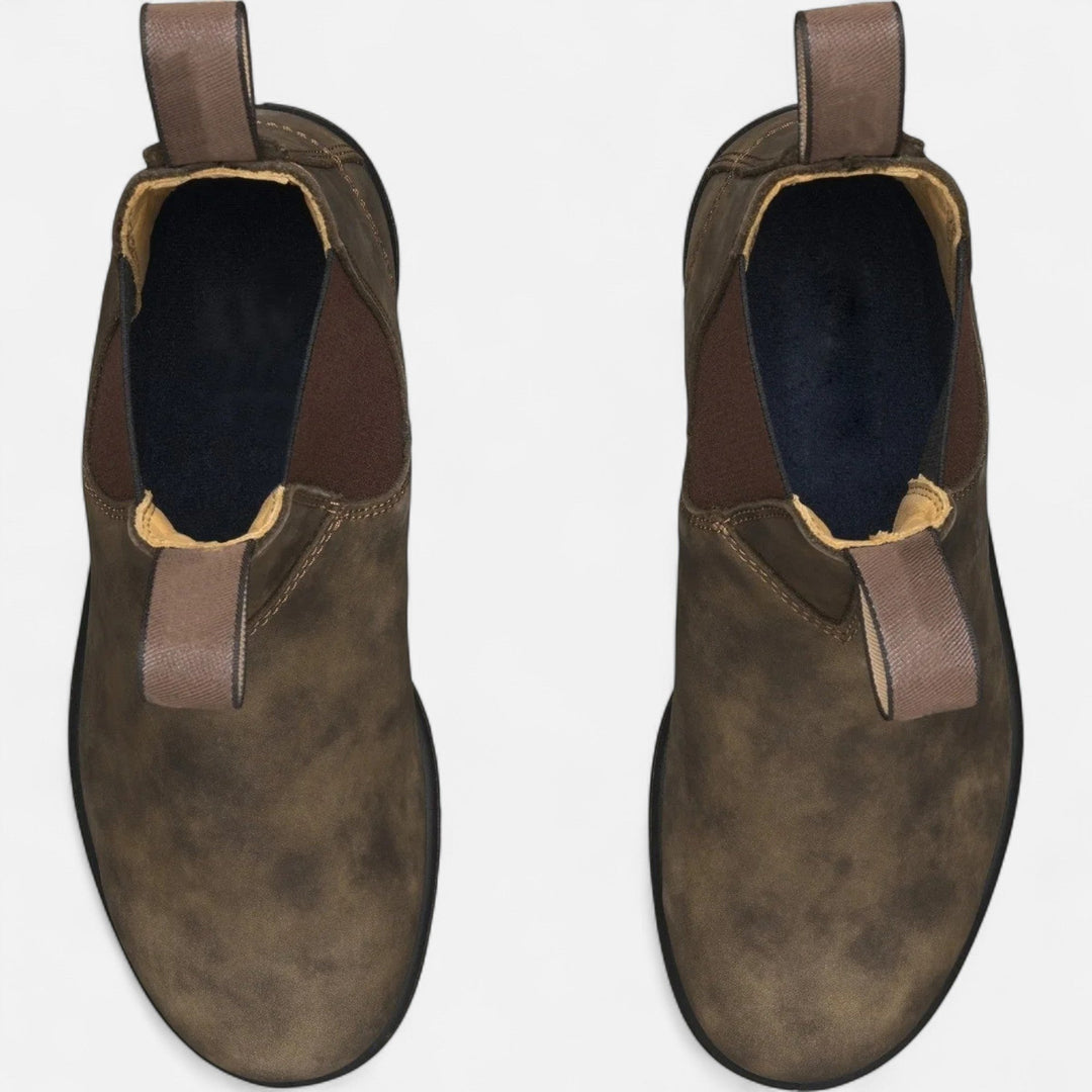 Louis | Chelsea Boots Homme Cuir à Enfiler Semelle Crantée