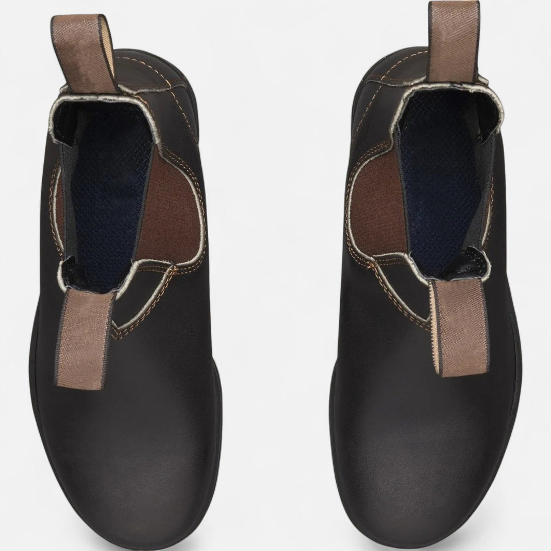 Louis | Chelsea Boots Homme Cuir à Enfiler Semelle Crantée