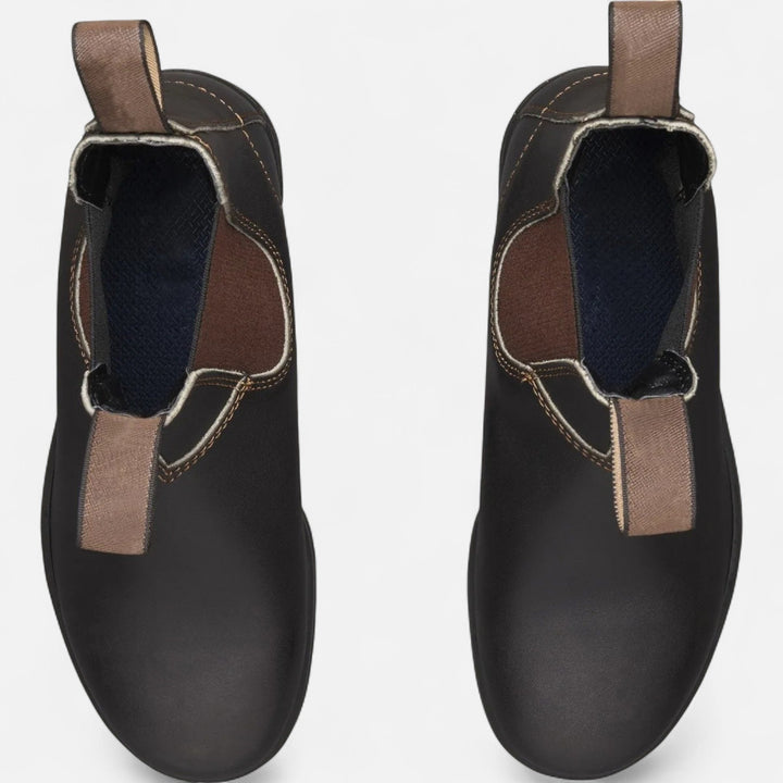 Louis | Chelsea Boots Homme Cuir à Enfiler Semelle Crantée
