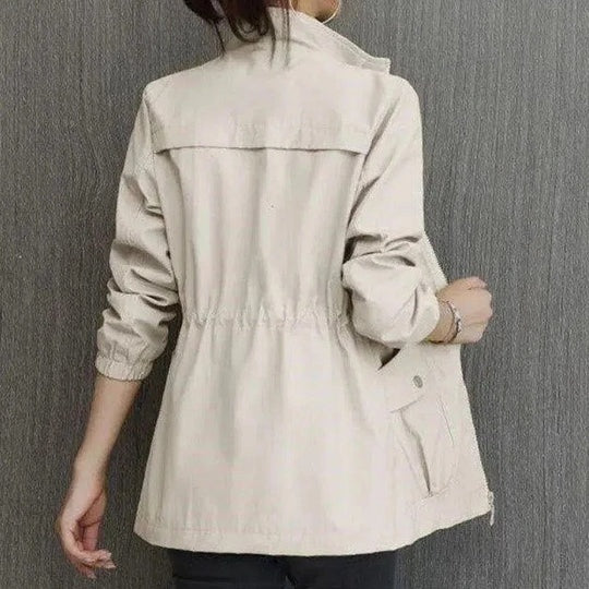 Louise | Trench Femme Imperméable Taille Ajustable Légère
