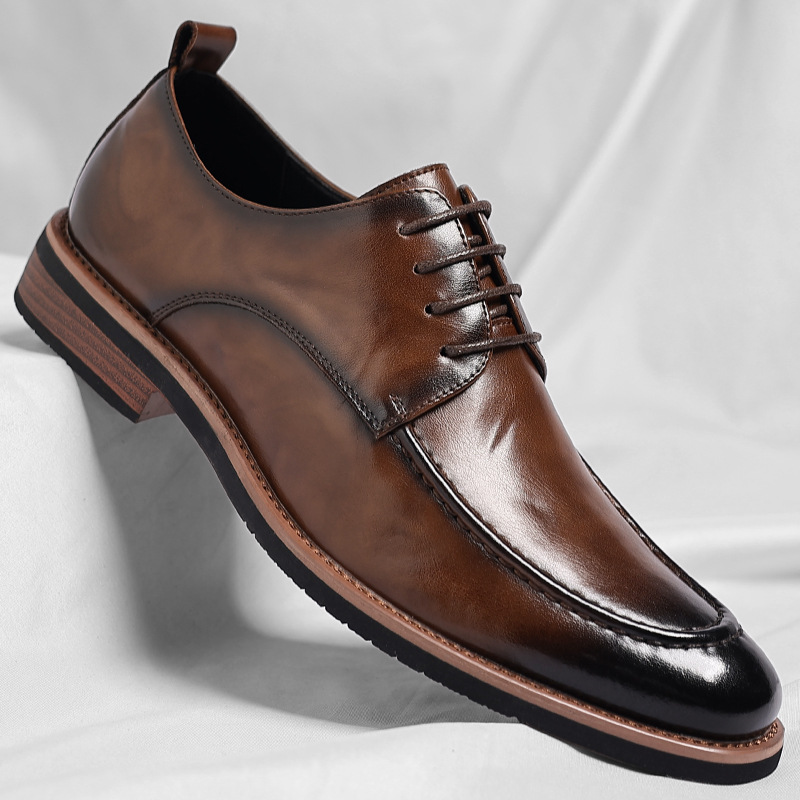 Lucas | Derby Homme en Cuir Chaussure de Ville Lacets