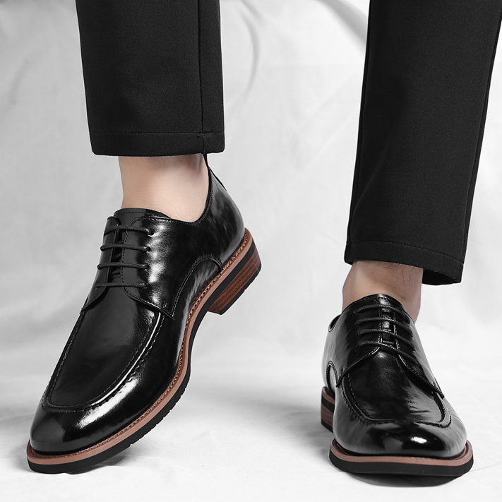 Lucas | Derby Homme en Cuir Chaussure de Ville Lacets