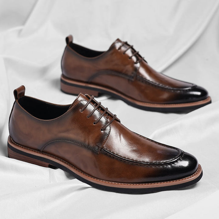 Lucas | Derby Homme en Cuir Chaussure de Ville Lacets