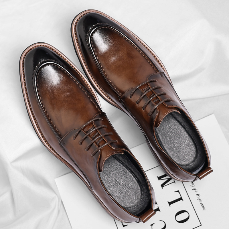 Lucas | Derby Homme en Cuir Chaussure de Ville Lacets