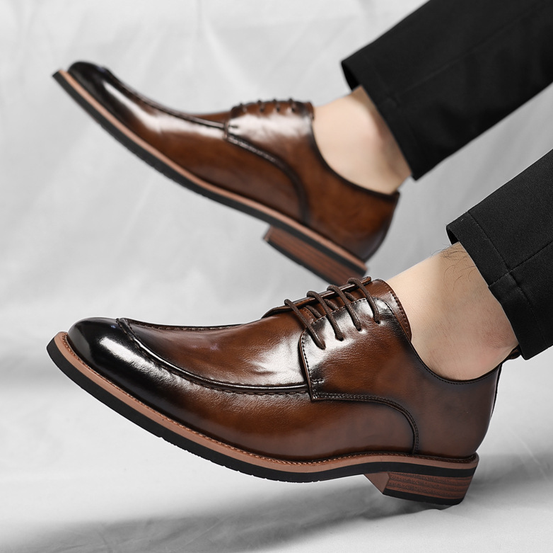 Lucas | Derby Homme en Cuir Chaussure de Ville Lacets