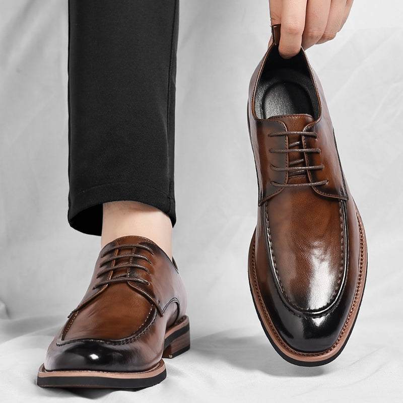 Lucas | Derby Homme en Cuir Chaussure de Ville Lacets