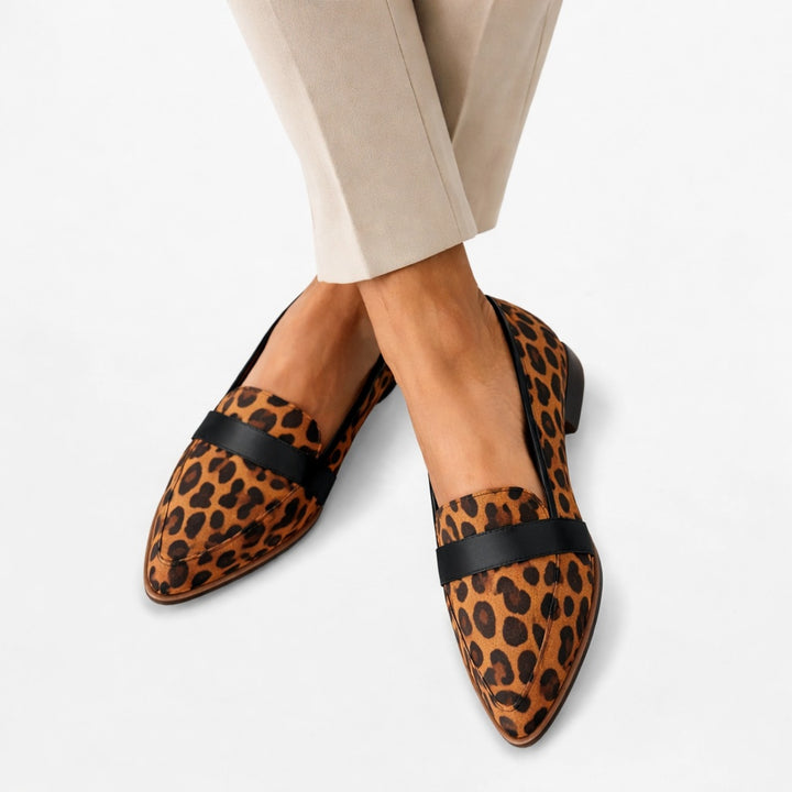 Lucile | Mocassin Femme Daim Bout Pointu Chaussure de Ville