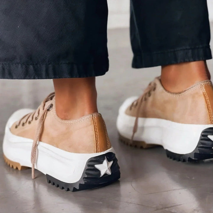 Maëlys | Chaussures Orthopédiques Plateforme Femme Hiver Daim