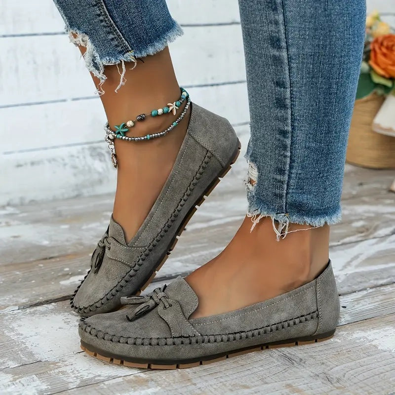 Maëlys | Mocassins Femme à Glands Semelle Confort