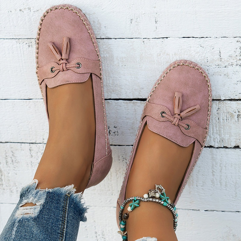 Maëlys | Mocassins Femme à Glands Semelle Confort