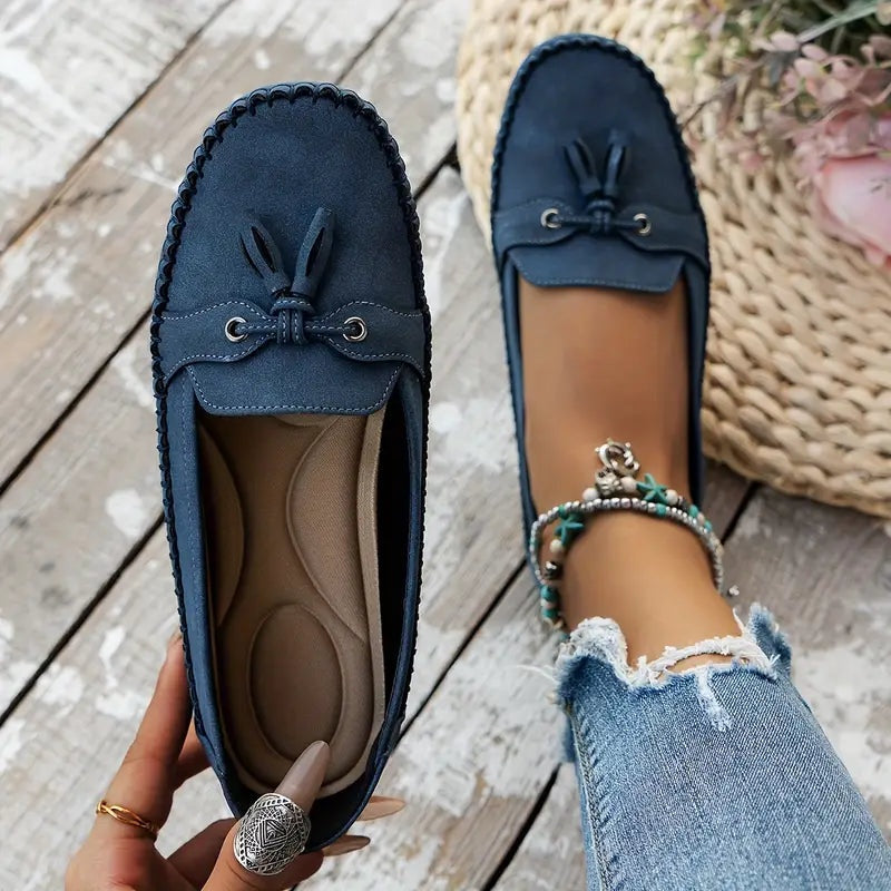 Maëlys | Mocassins Femme à Glands Semelle Confort