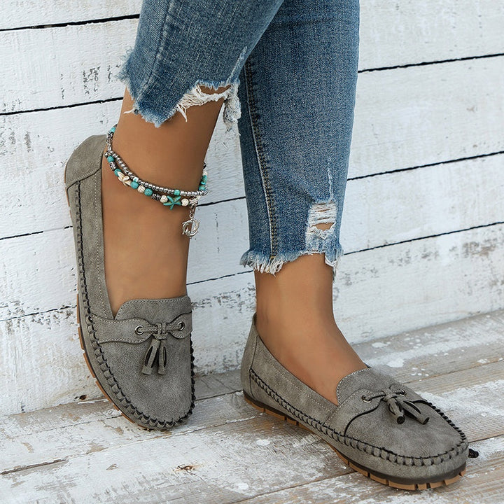 Maëlys | Mocassins Femme à Glands Semelle Confort