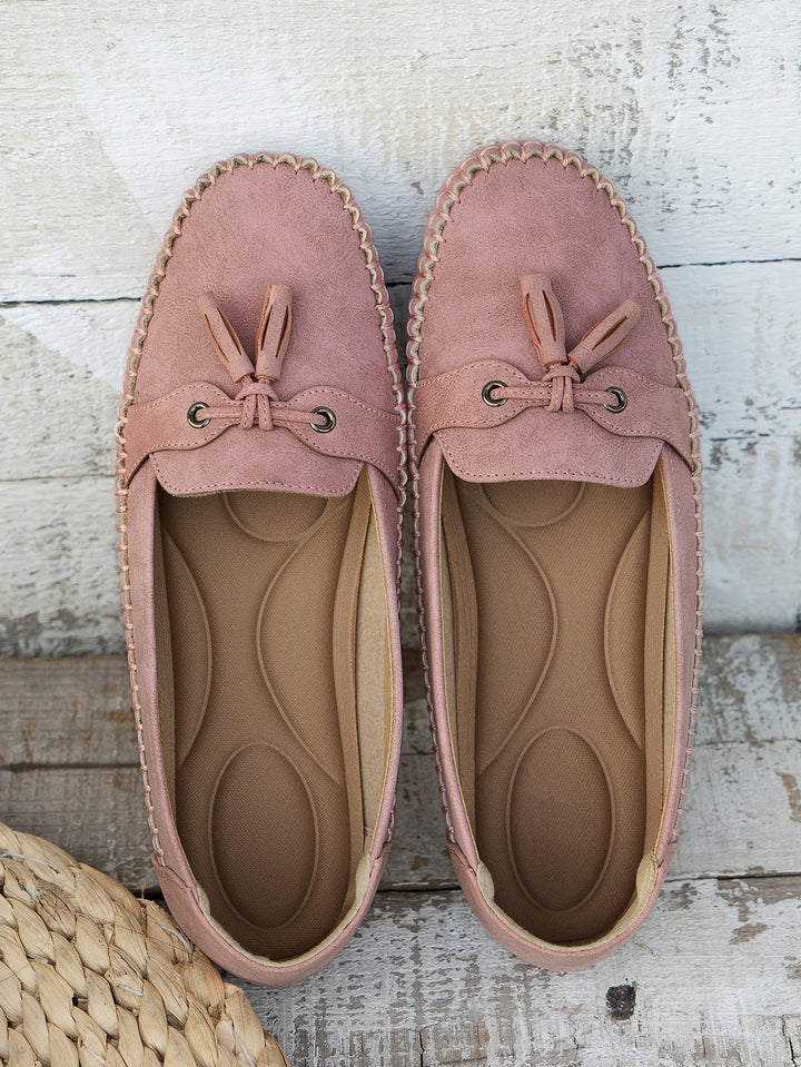 Maëlys | Mocassins Femme à Glands Semelle Confort